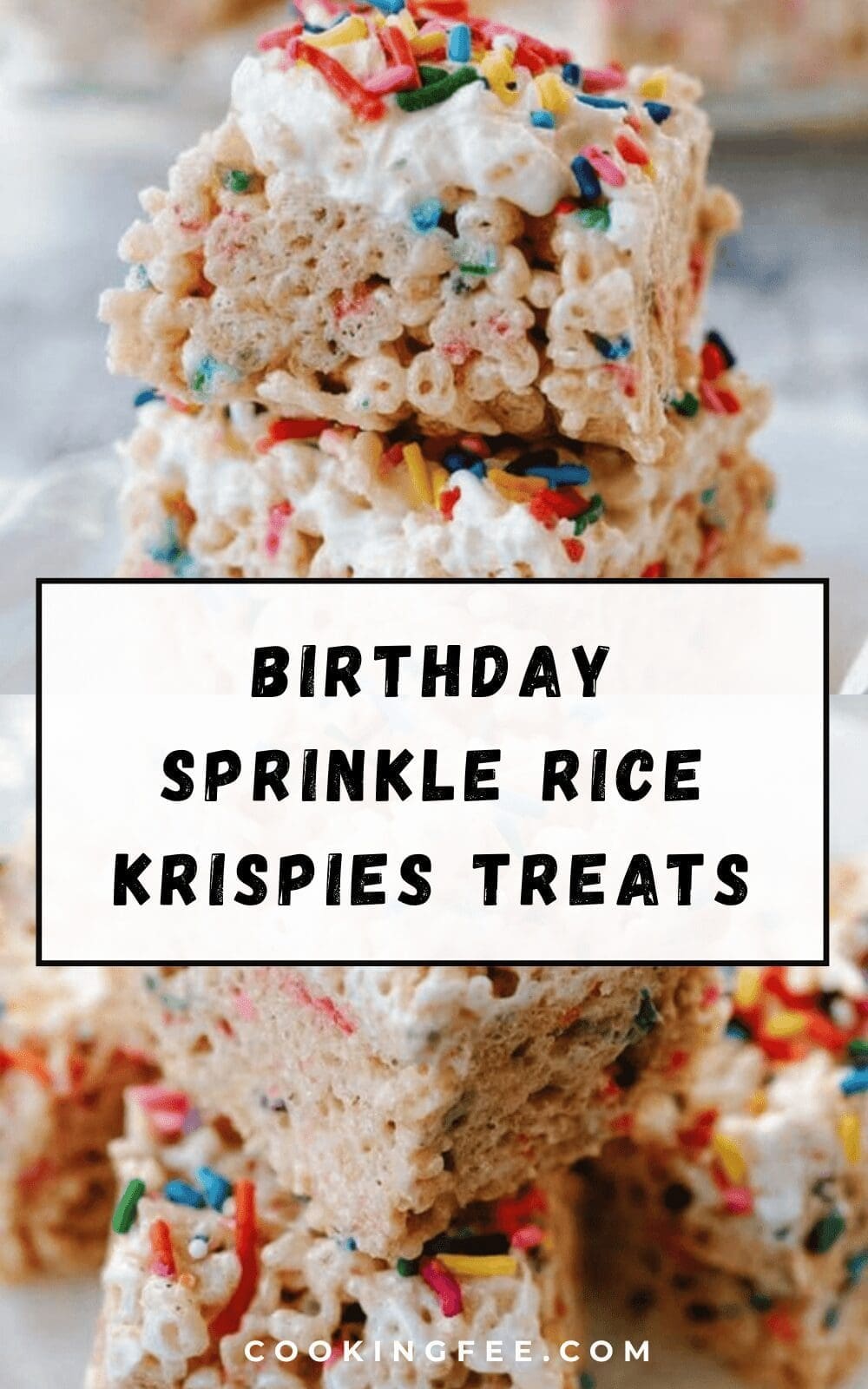 Birthday Sprinkle Rice Krispies Treats