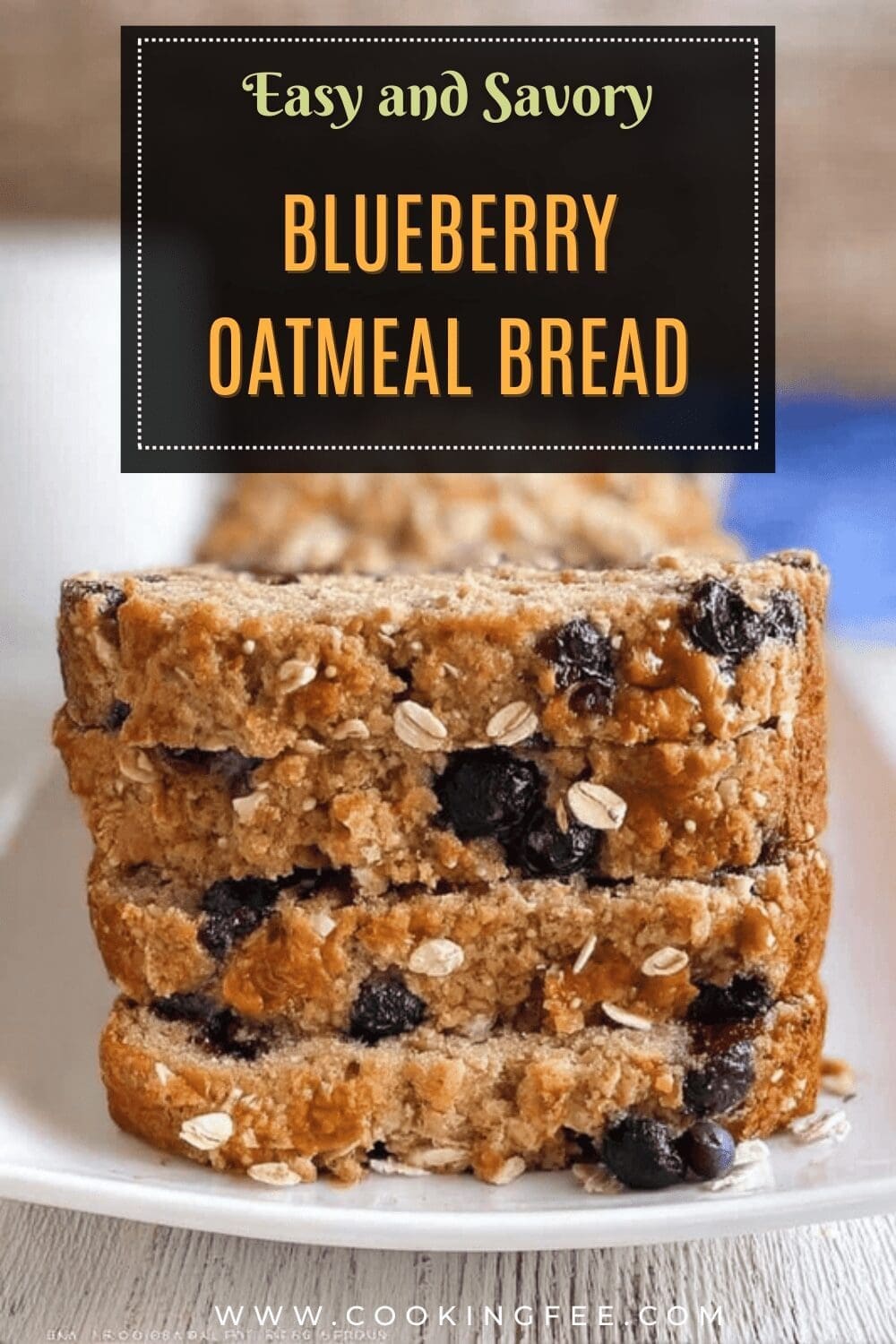 Blueberry Oatmeal Bread