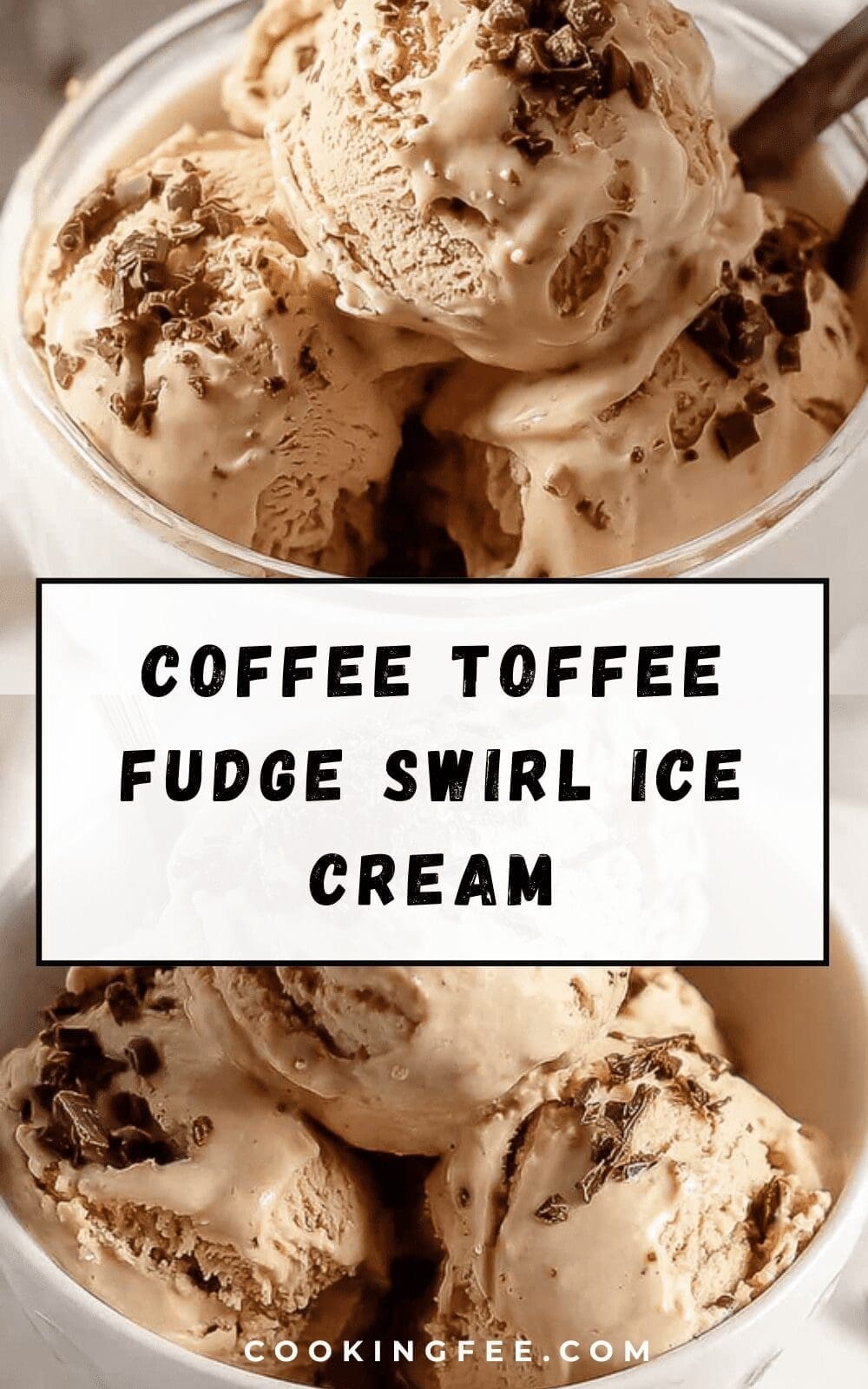 Coffee Toffee Fudge Swirl Ice Cream