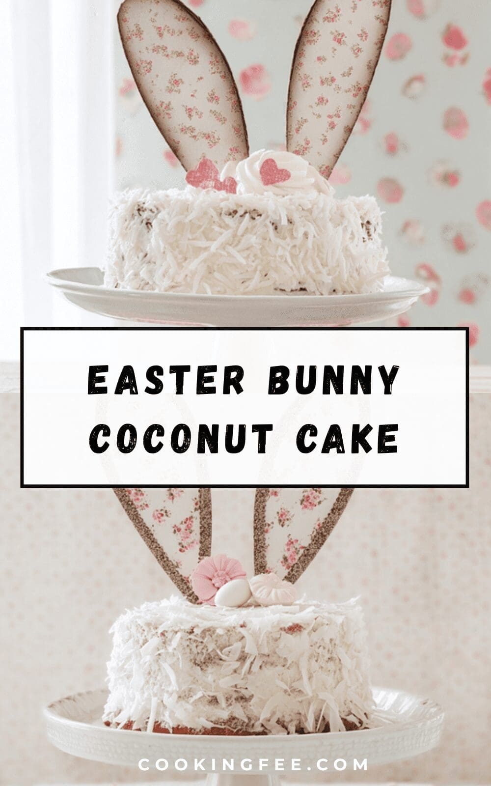 Easter Bunny Coconut Cake