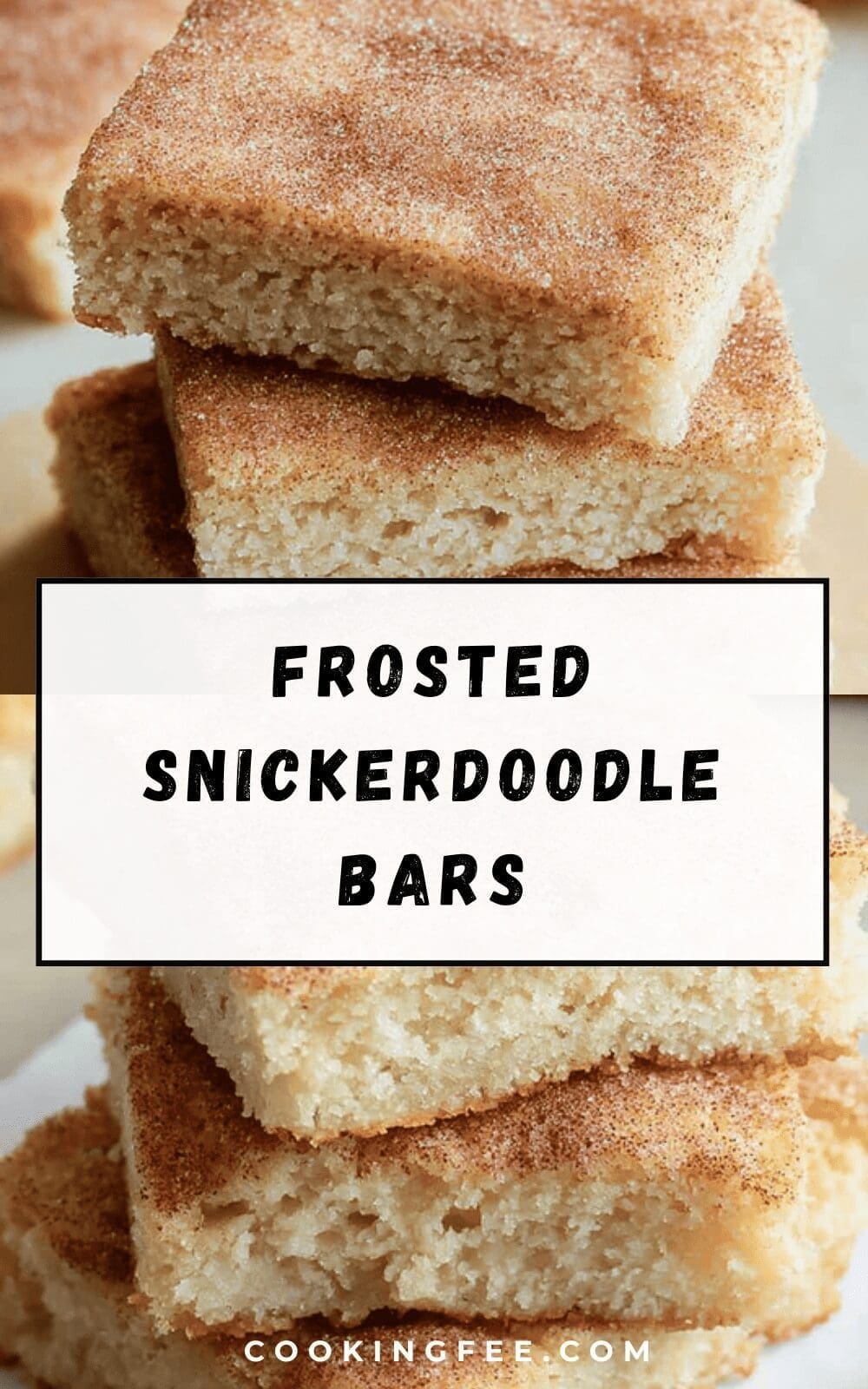 Frosted Snickerdoodle Bars