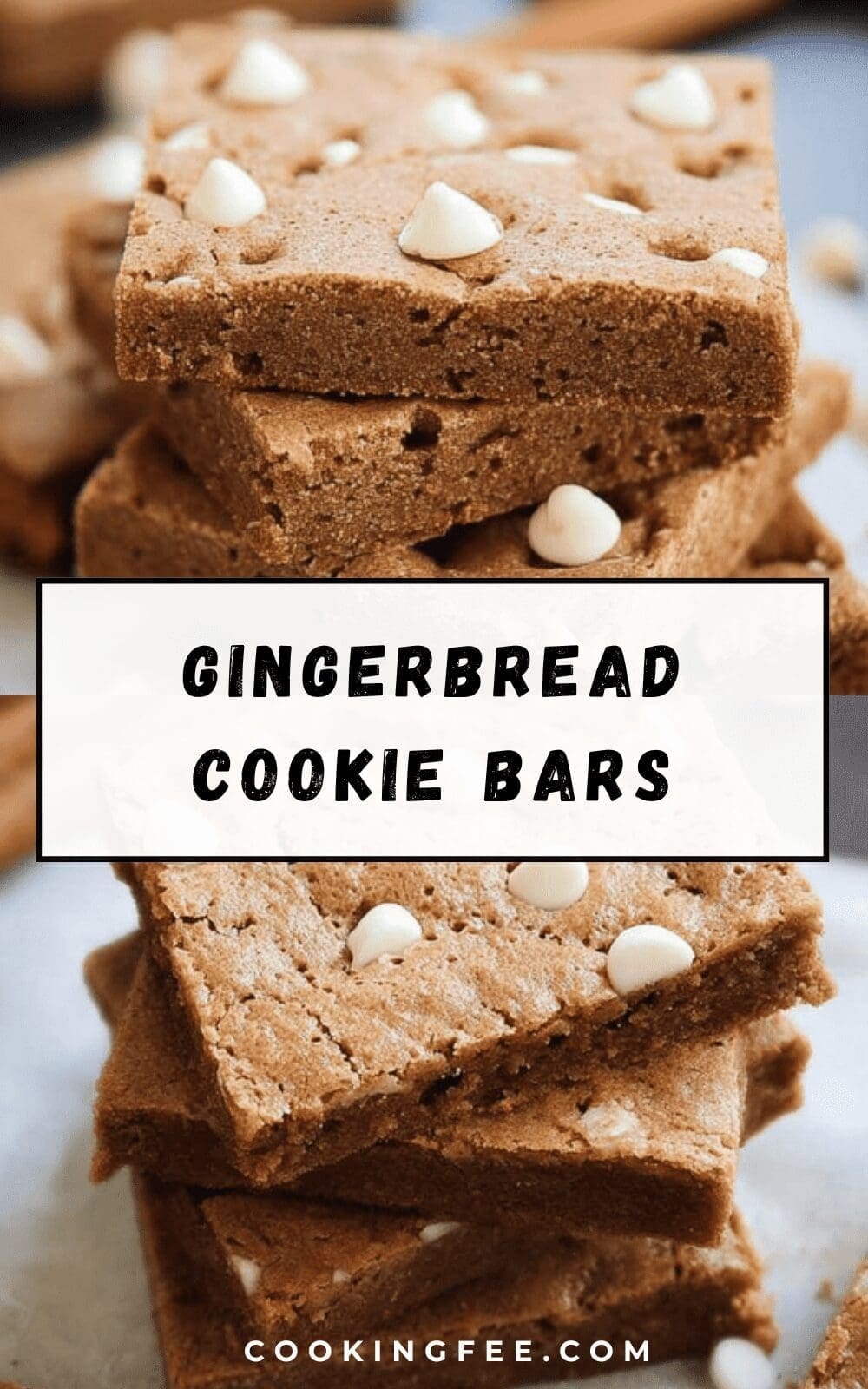 Gingerbread Cookie Bars