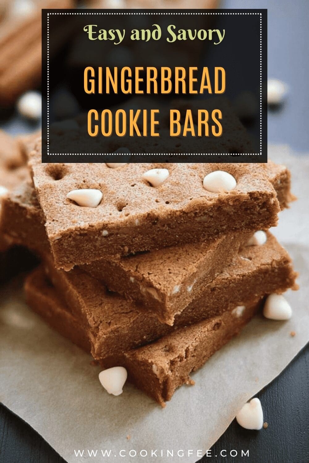 Gingerbread Cookie Bars