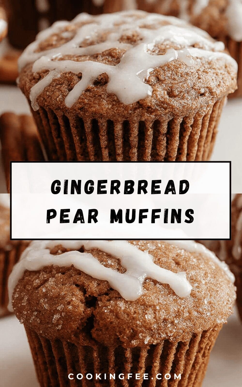 Gingerbread Pear Muffins