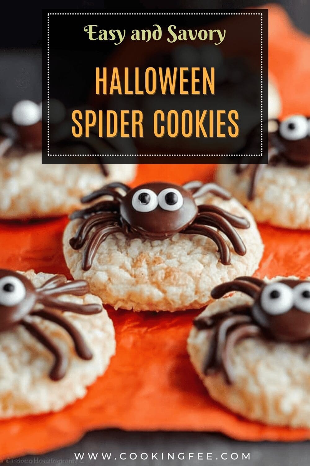 Halloween Spider Cookies