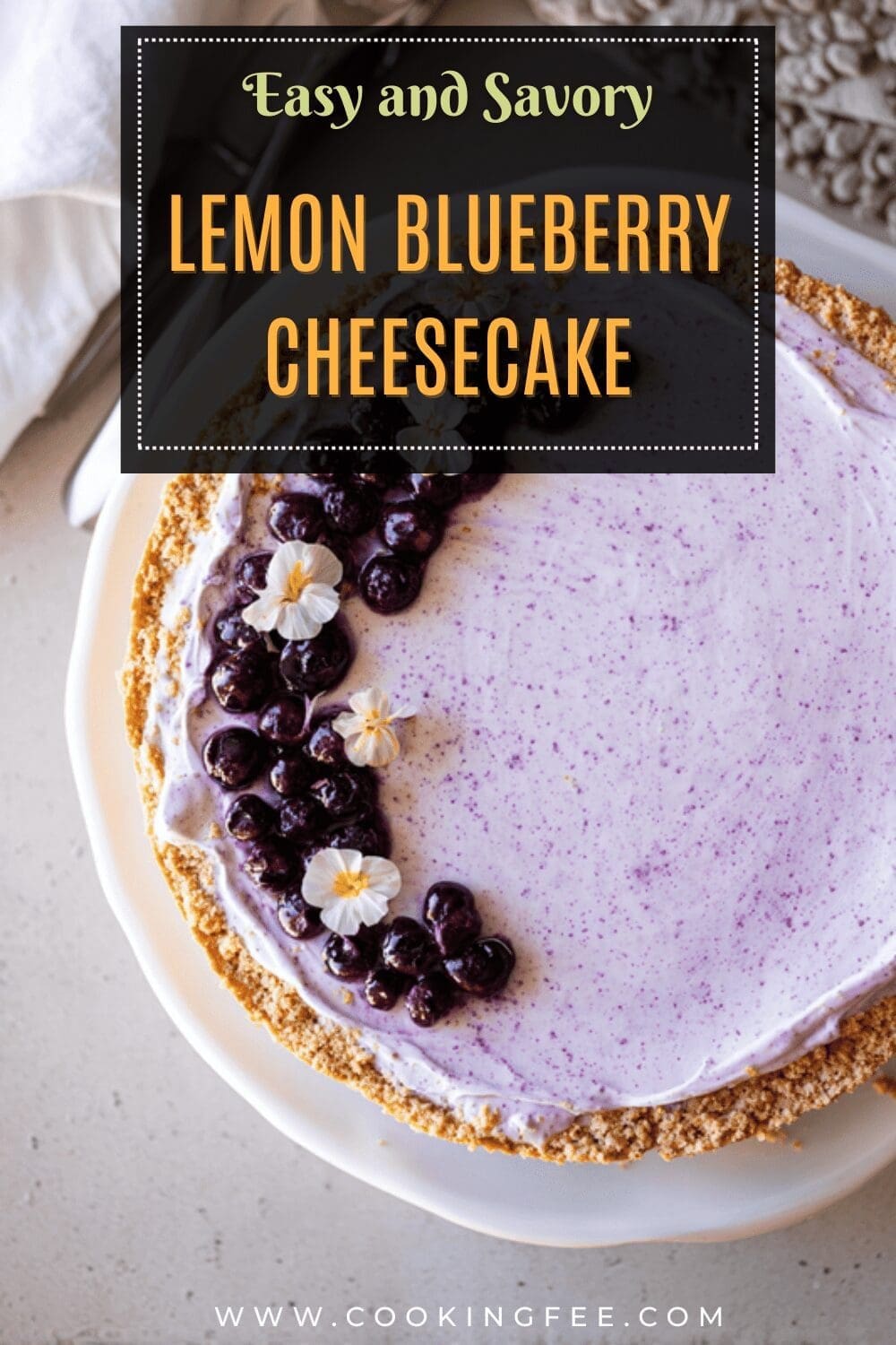 Lemon Blueberry Cheesecake Recipe With Creamy Texture And Fresh Flavors 7 Lemon Blueberry Cheesecake