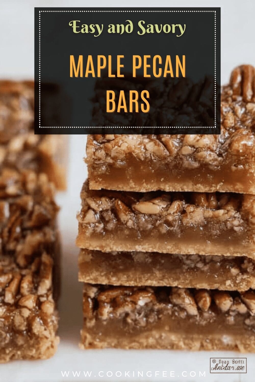 Maple Pecan Bars Recipe With Rich, Nutty Flavor And Sweet Maple Glaze 7 Maple Pecan Bars