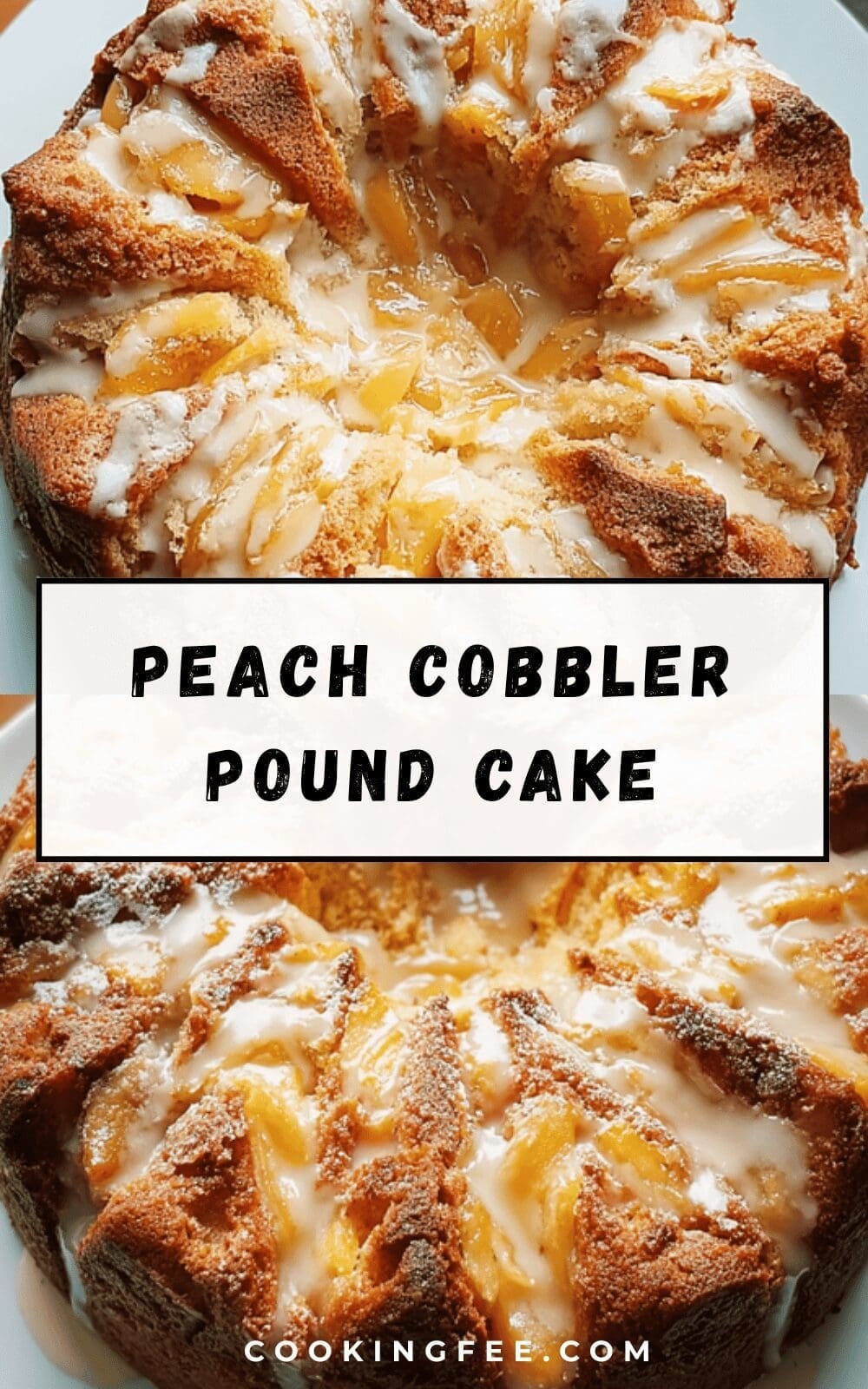 Peach Cobbler Pound Cake