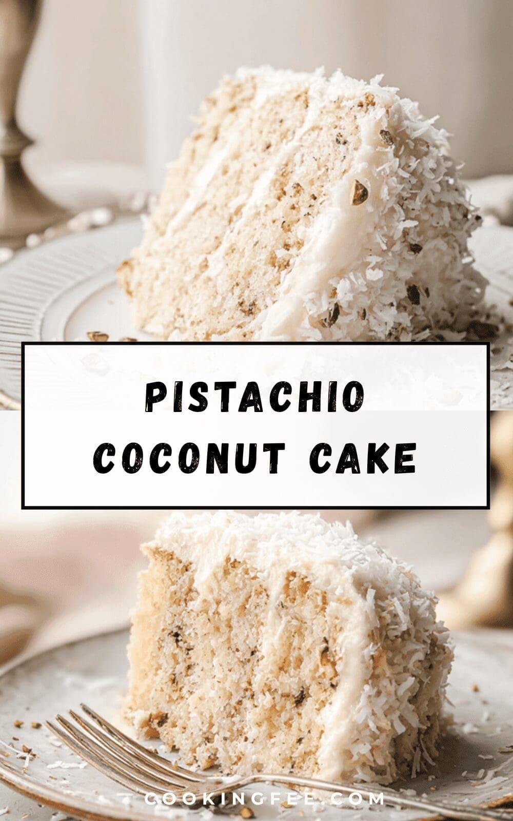 Pistachio Coconut Cake