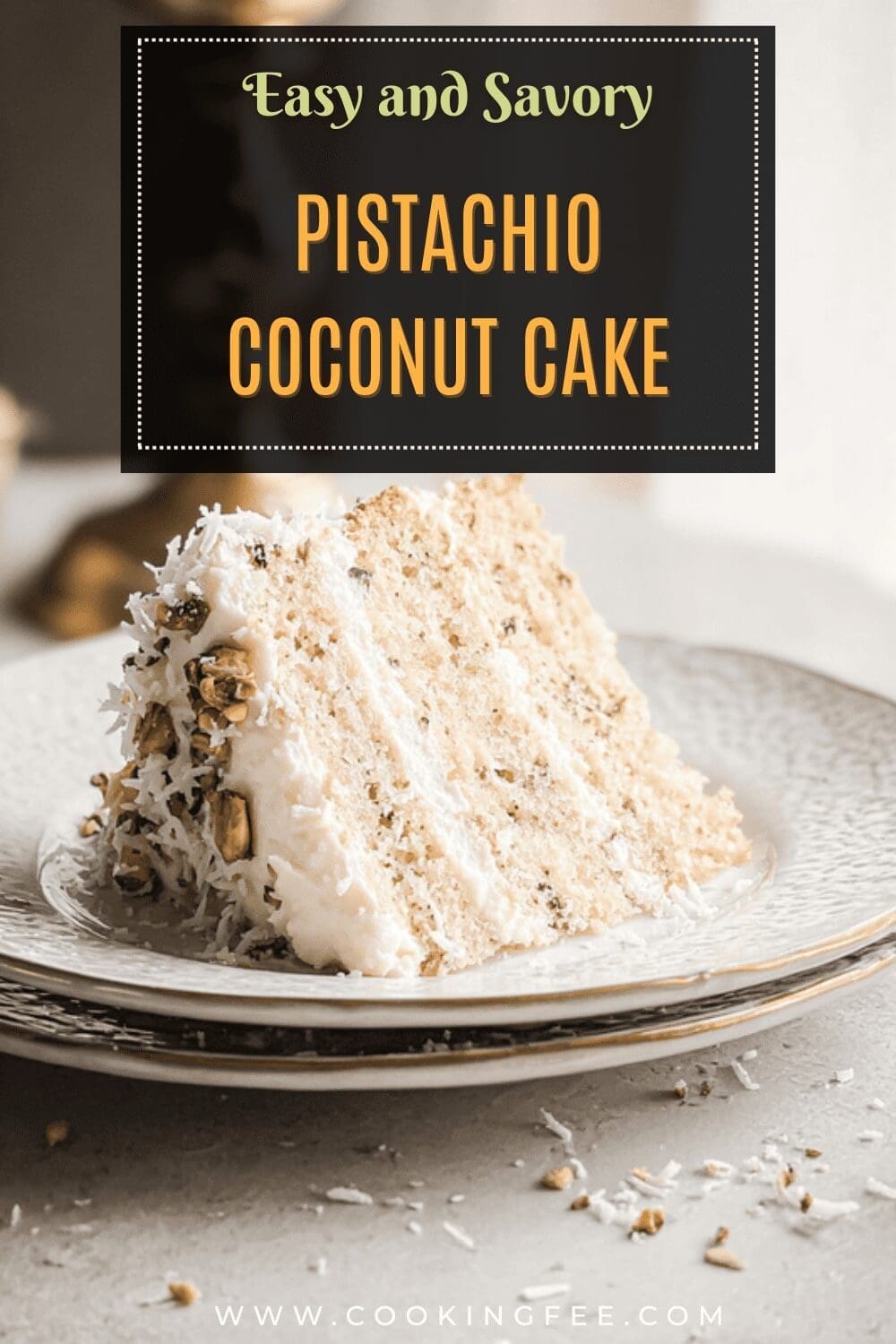 Pistachio Coconut Cake