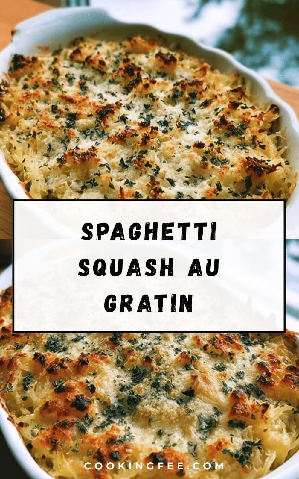 Spaghetti Squash Gratin: Simple Baked Casserole Recipe 6 Spaghetti Squash Au Gratin