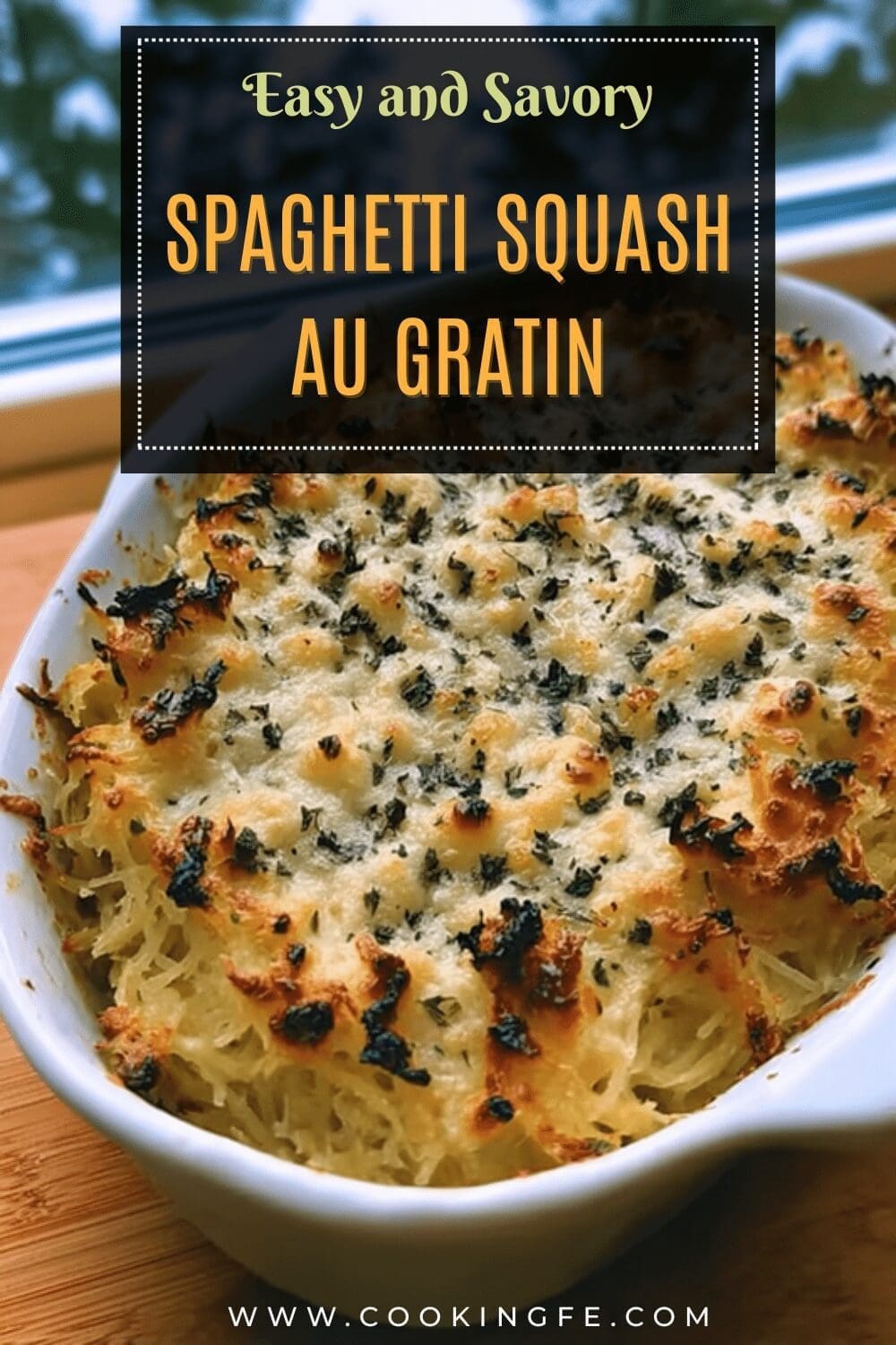 Spaghetti Squash Gratin: Simple Baked Casserole Recipe 7 Spaghetti Squash Au Gratin