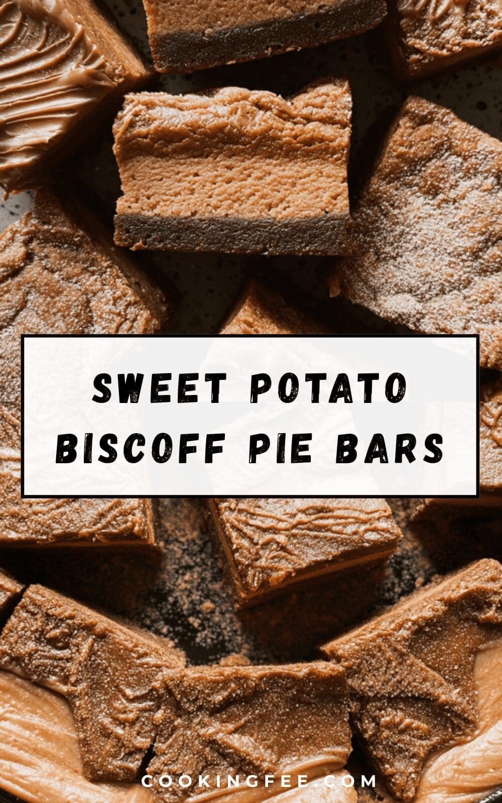 Sweet Potato Biscoff Pie Bars