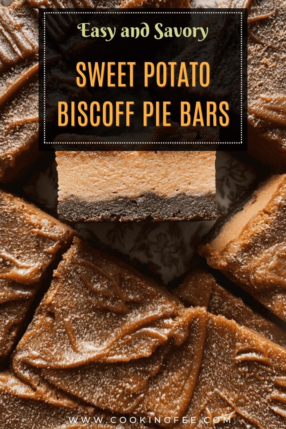 Sweet Potato Biscoff Pie Bars