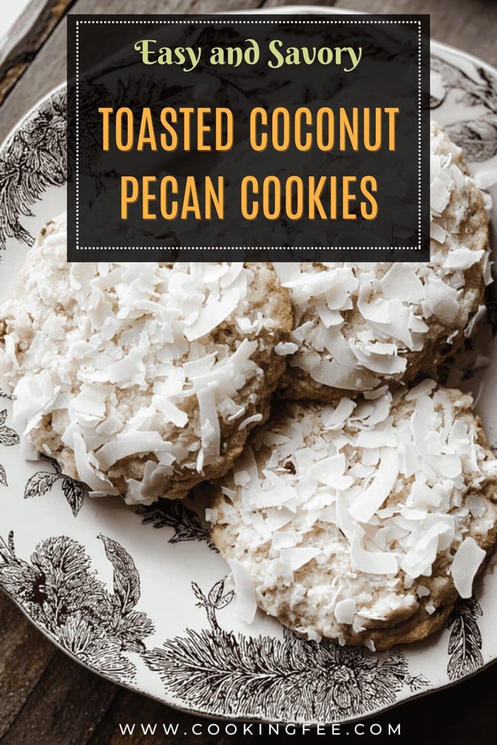 Toasted Coconut Pecan Cookies