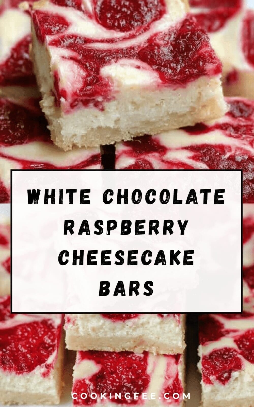 White Chocolate Raspberry Cheesecake Bars