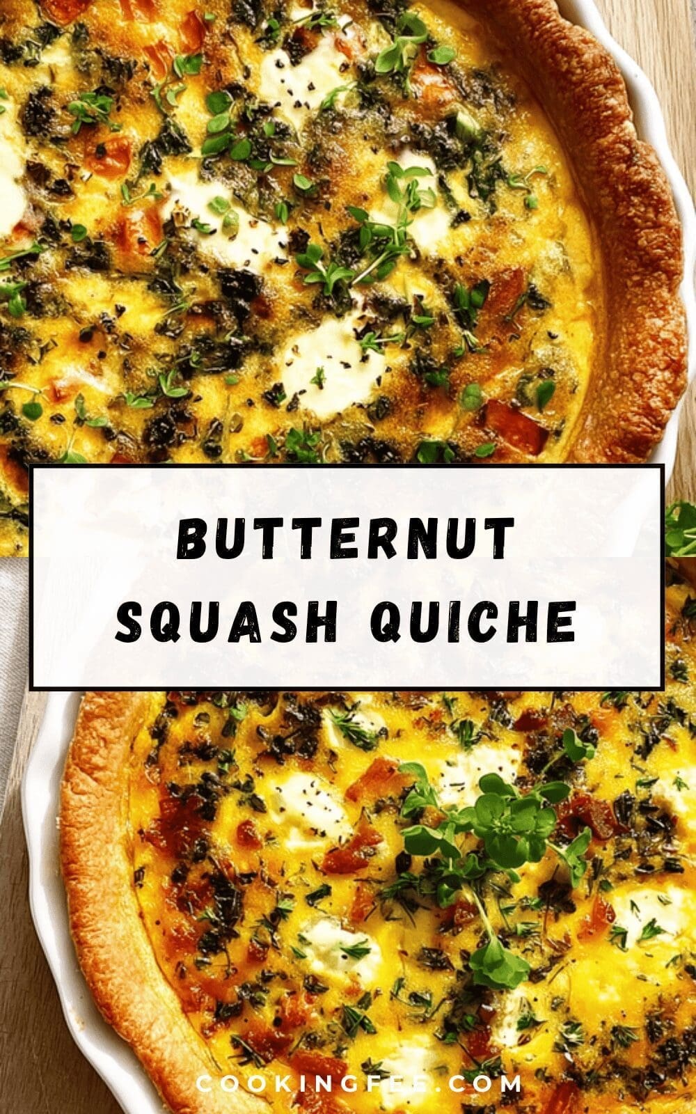 Butternut Squash Quiche