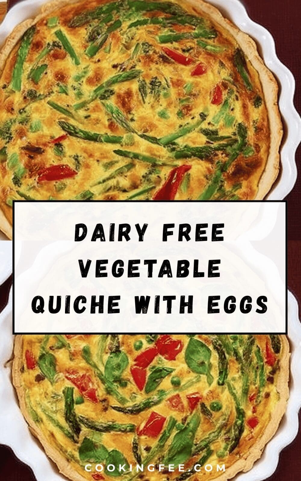 Dairy Free Vegetable Quiche With Eggs