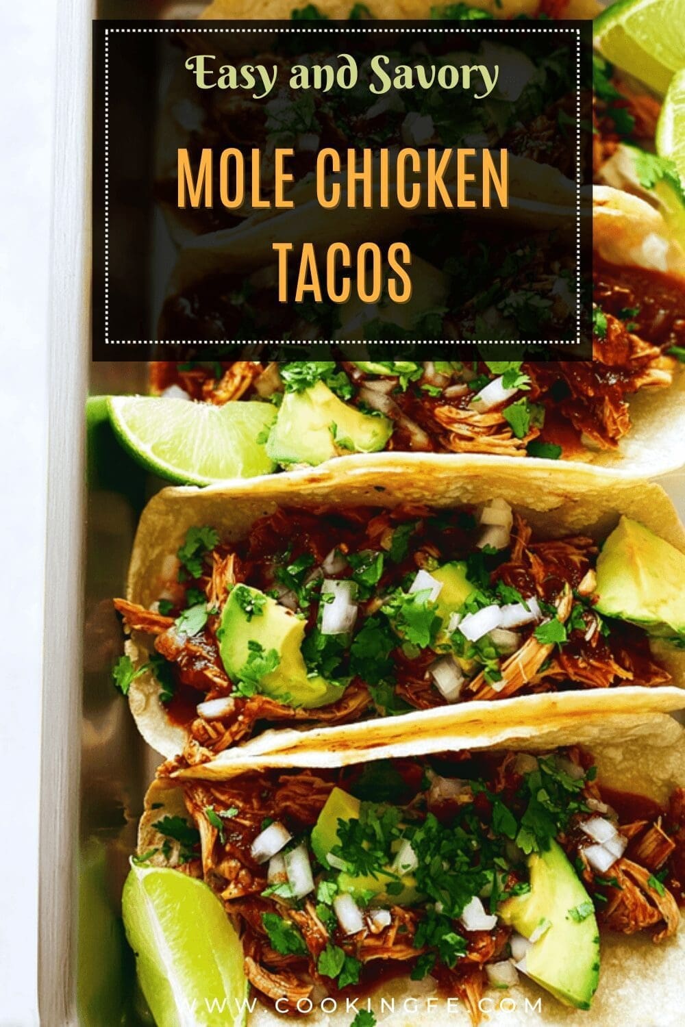 Mole Chicken Tacos