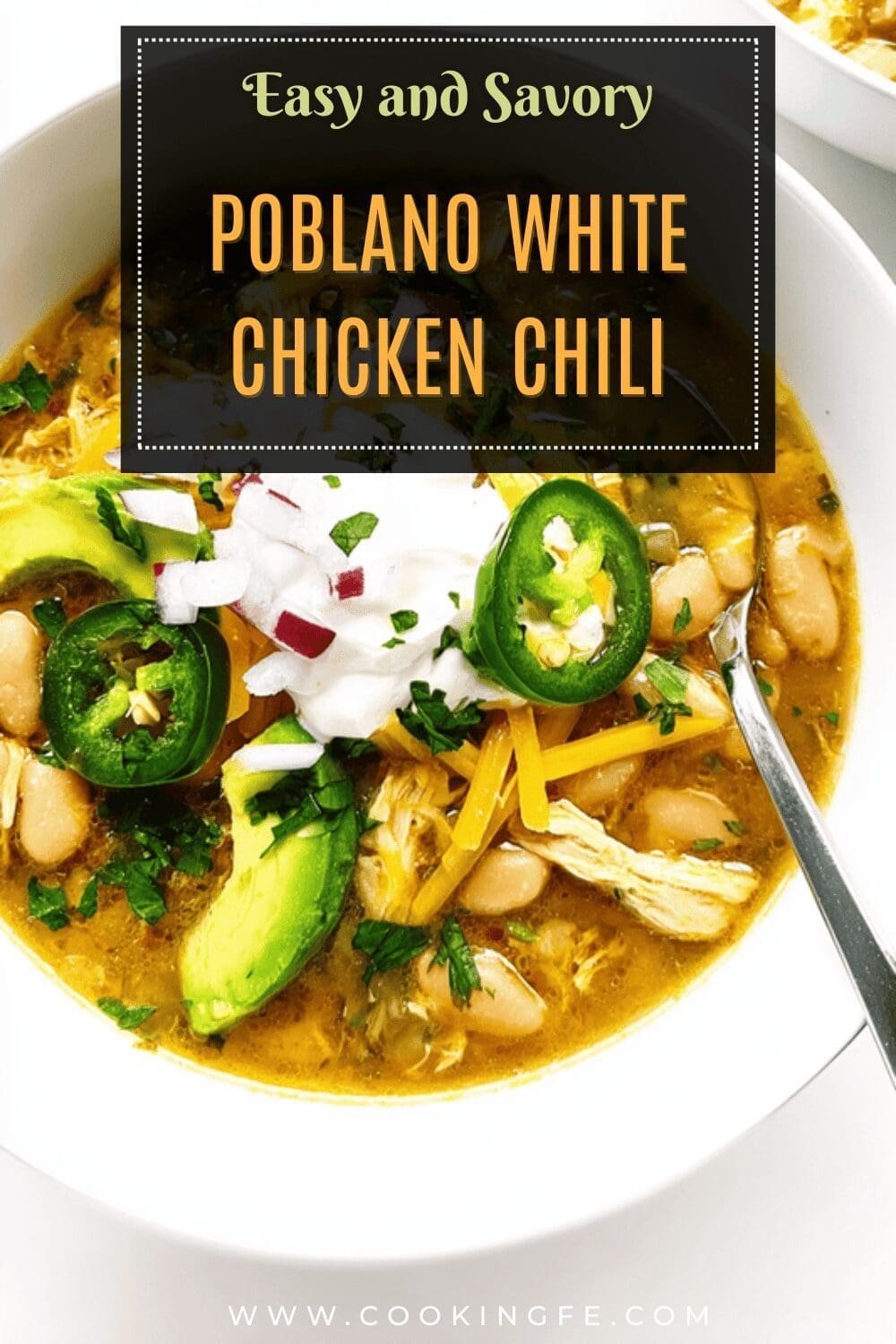 Poblano White Chicken Chili Creamy Spicy Soup For Cozy Weeknight Dinners 7 Poblano White Chicken Chili