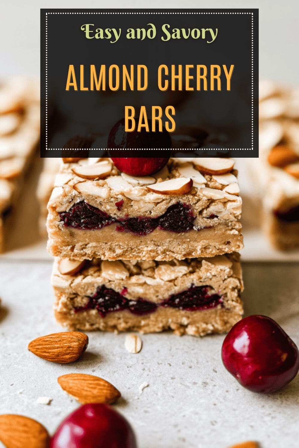 Almond Cherry Bars