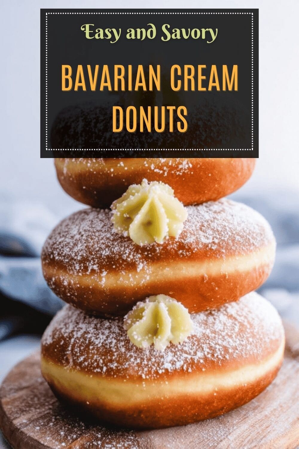 Bavarian Cream Donuts
