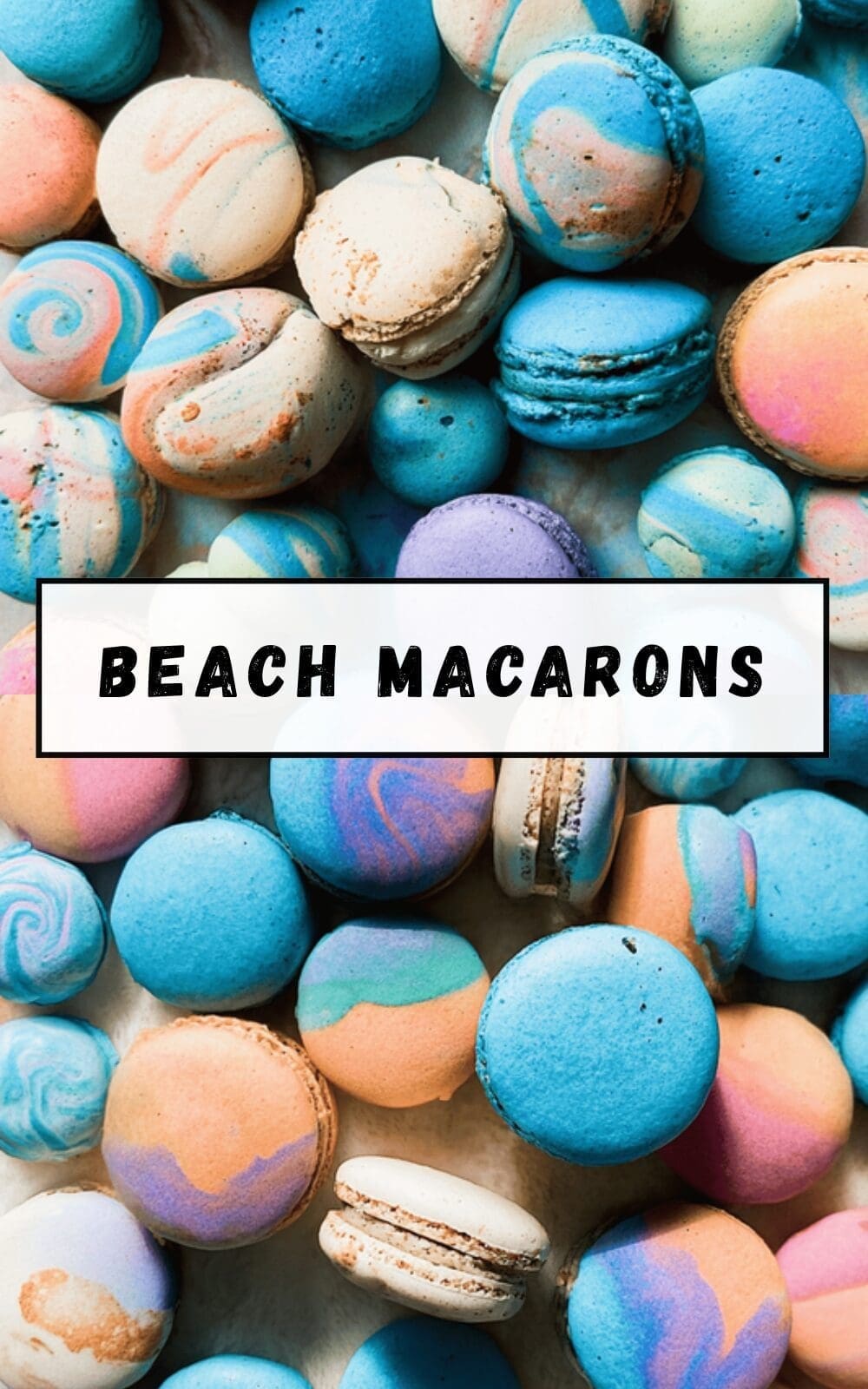Beach Macarons