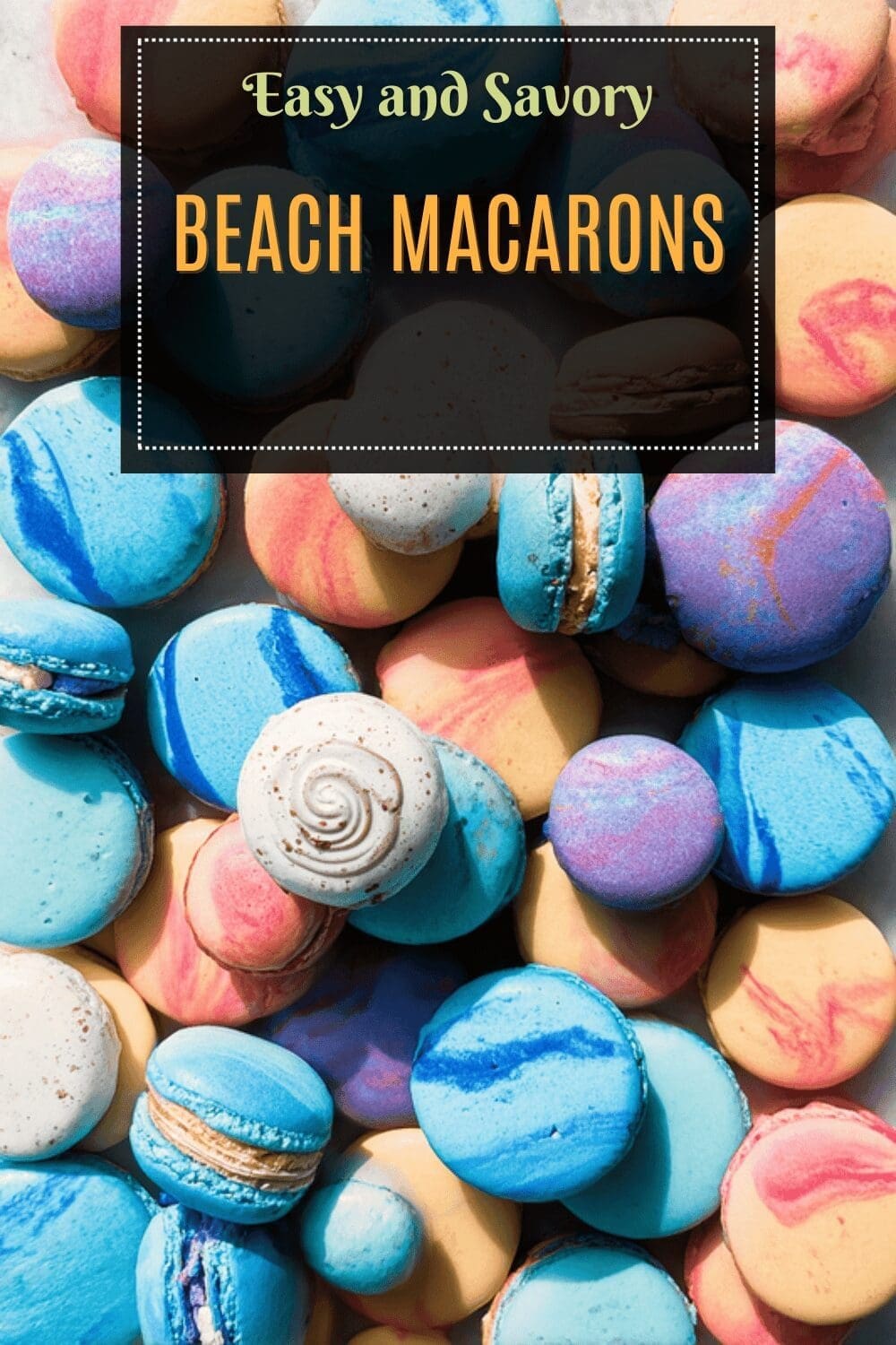 Beach Macarons