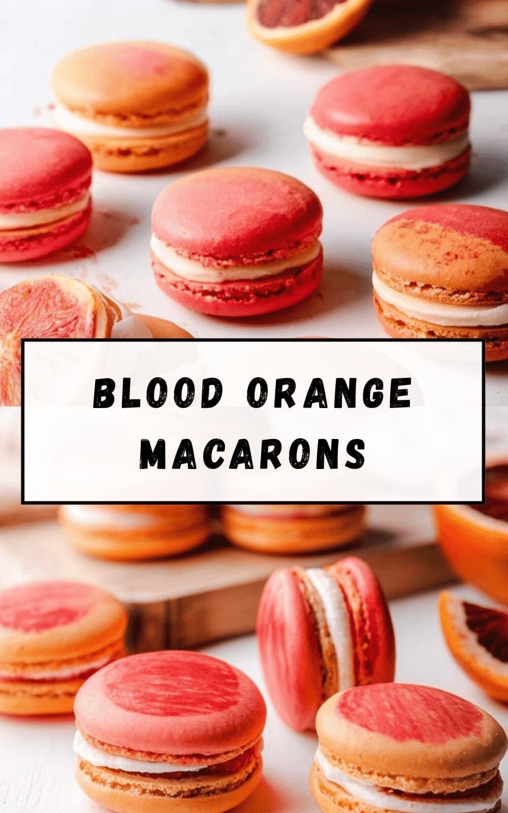 Blood Orange Macarons