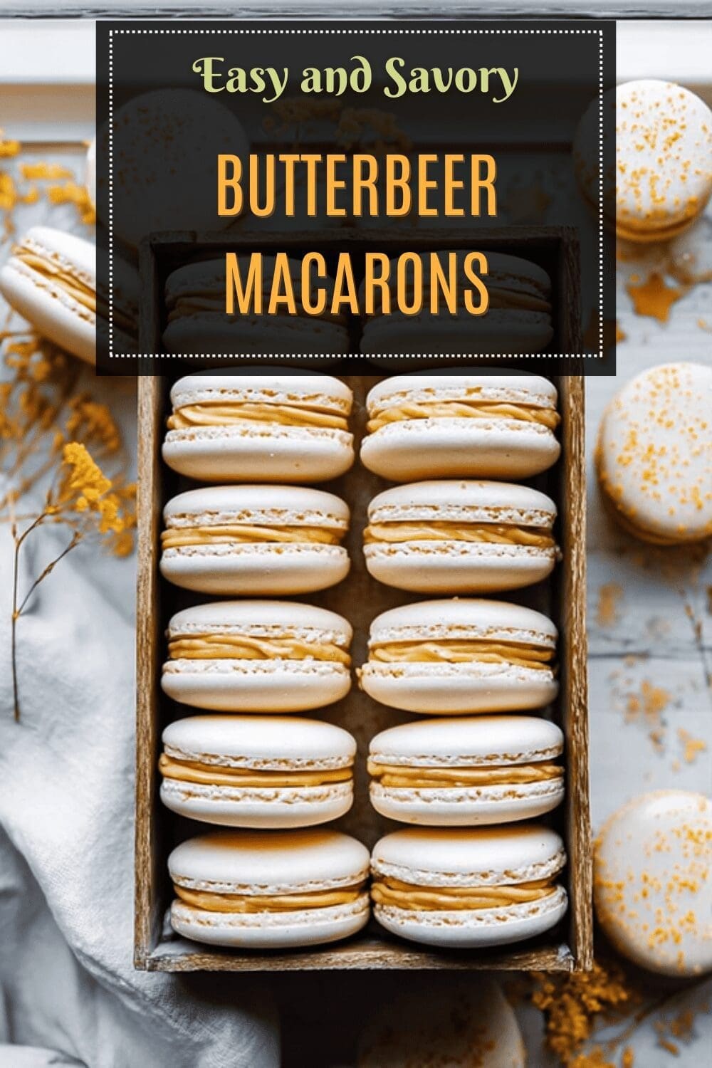 Butterbeer Macarons