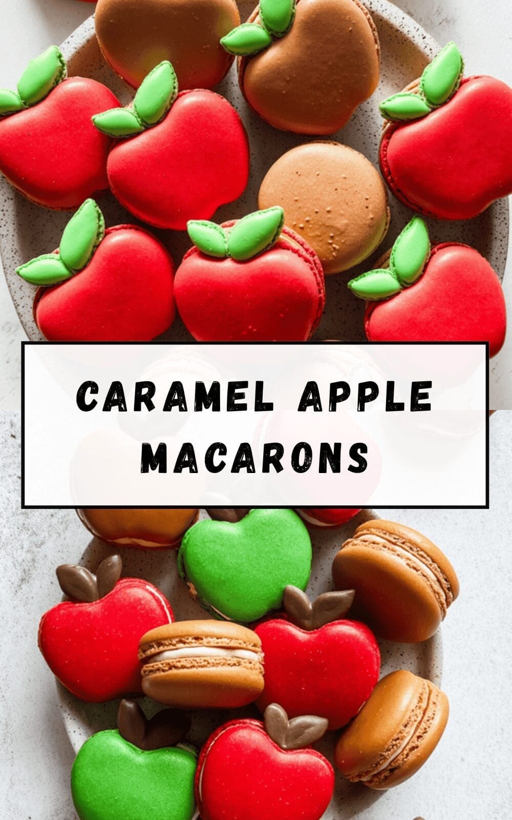 Caramel Apple Macarons