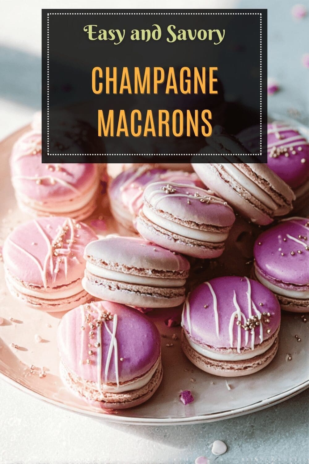 Champagne Macarons
