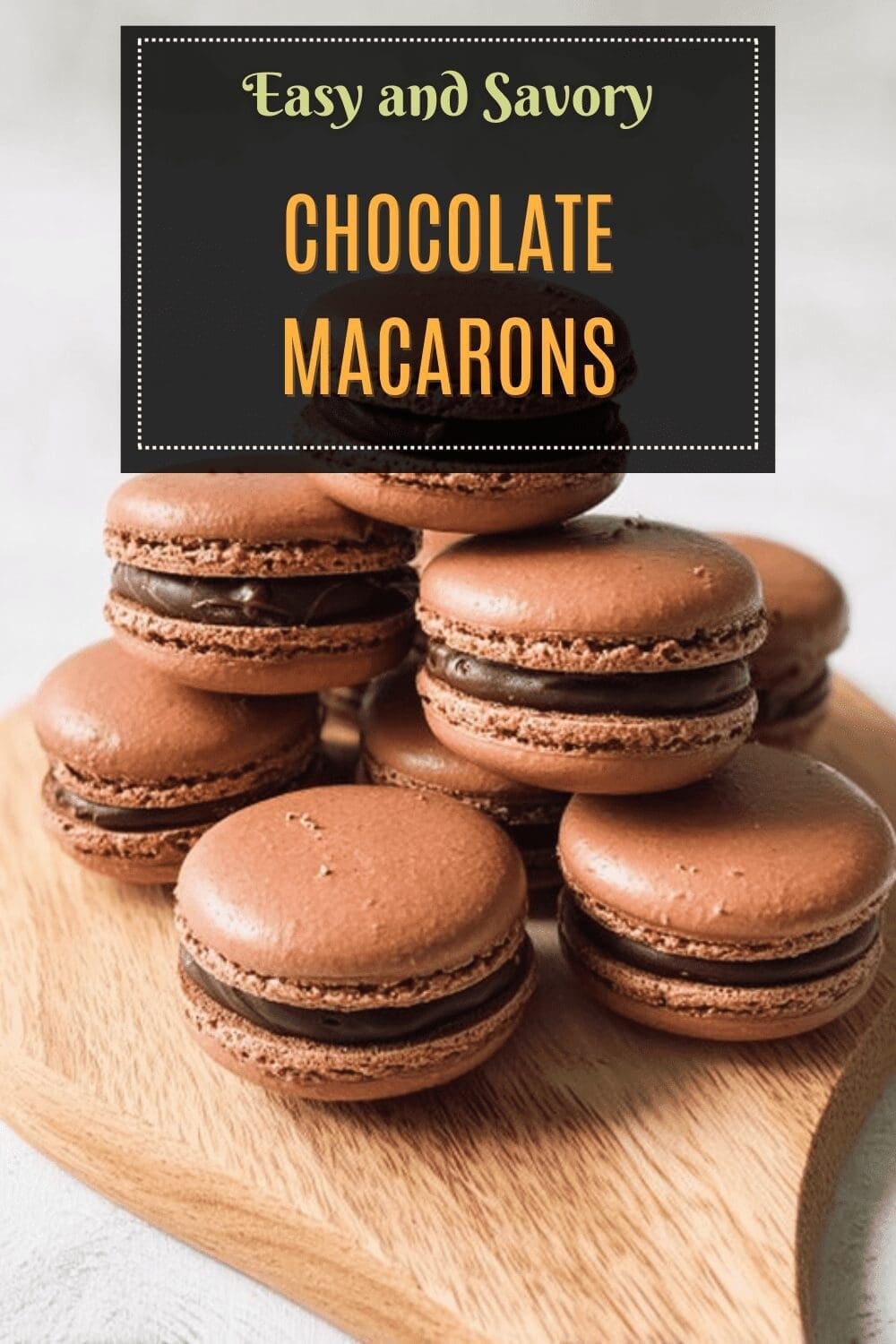 Chocolate Macarons