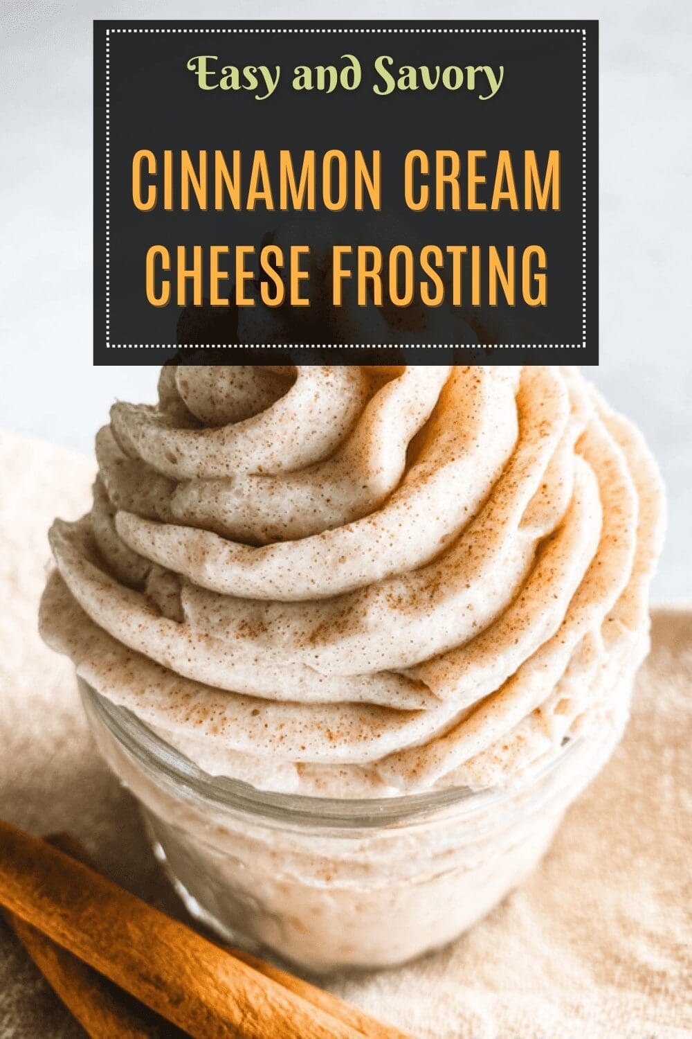 Cinnamon Cream Cheese Frosting