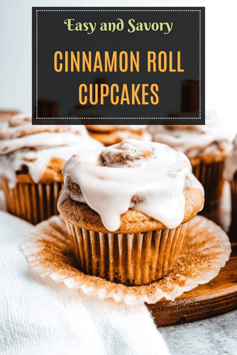 Cinnamon Roll Cupcakes