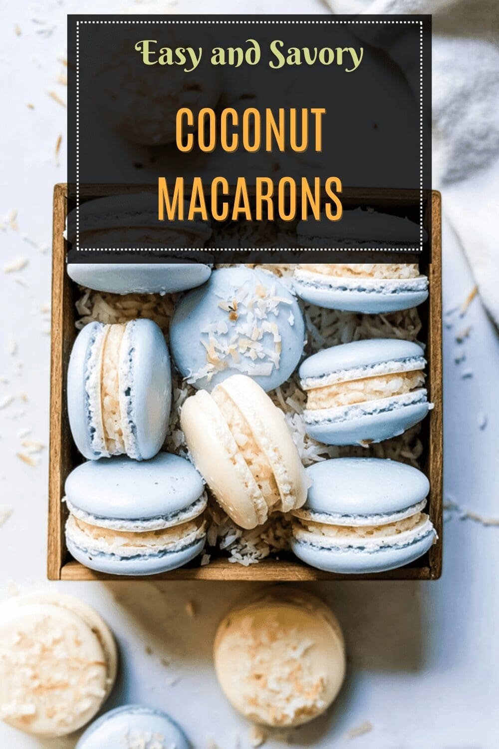 Coconut Macarons