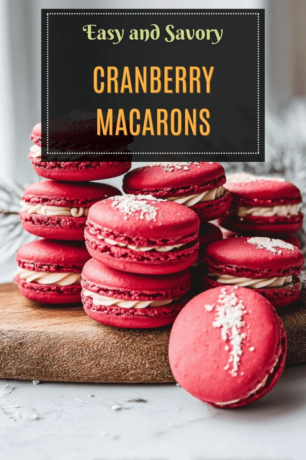 Cranberry Macarons Recipe With Festive Flavors And Perfect Texture 7 Cranberry Macarons
