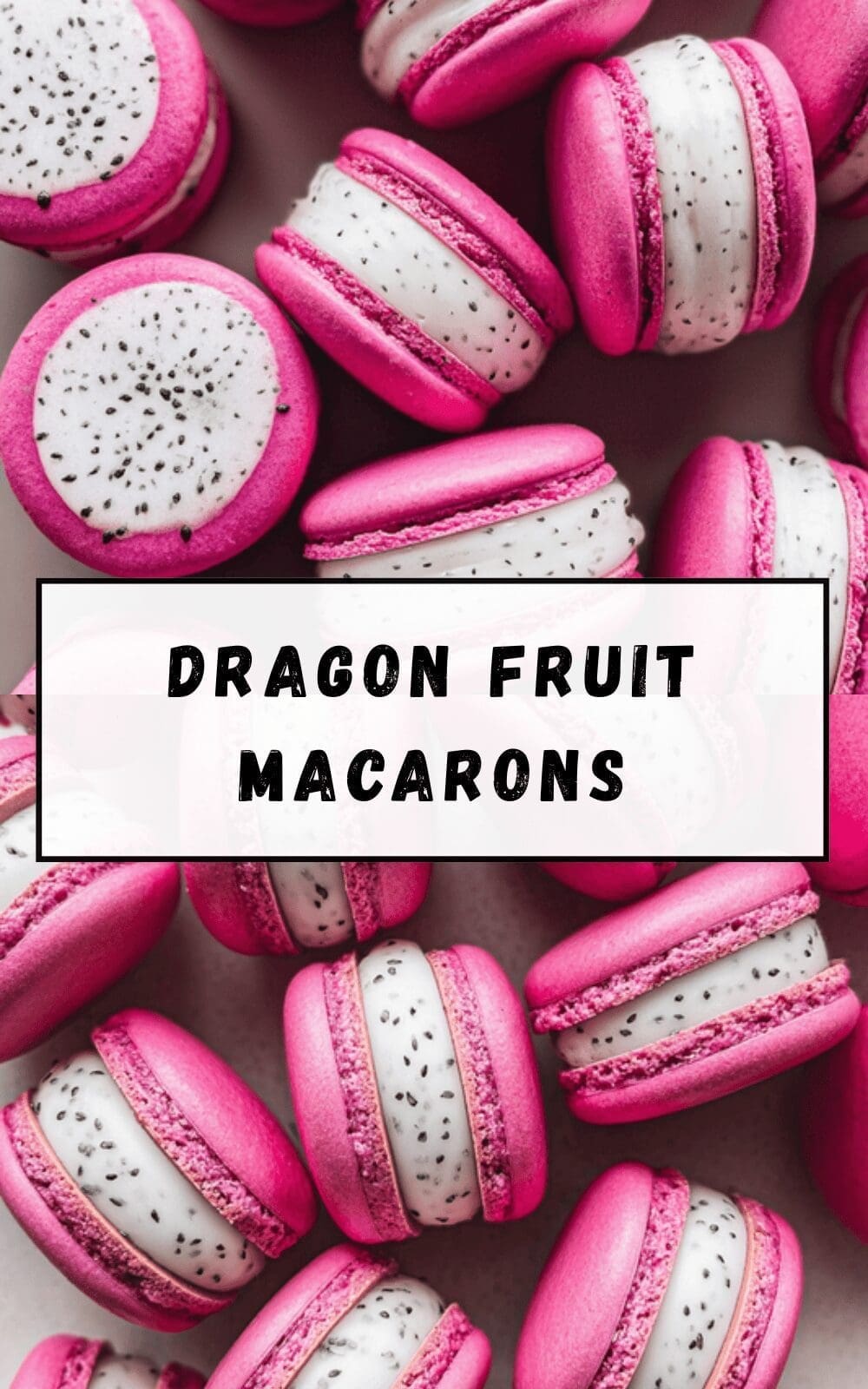 Dragon Fruit Macarons