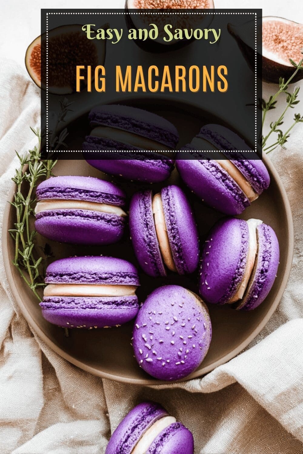 Fig Macarons