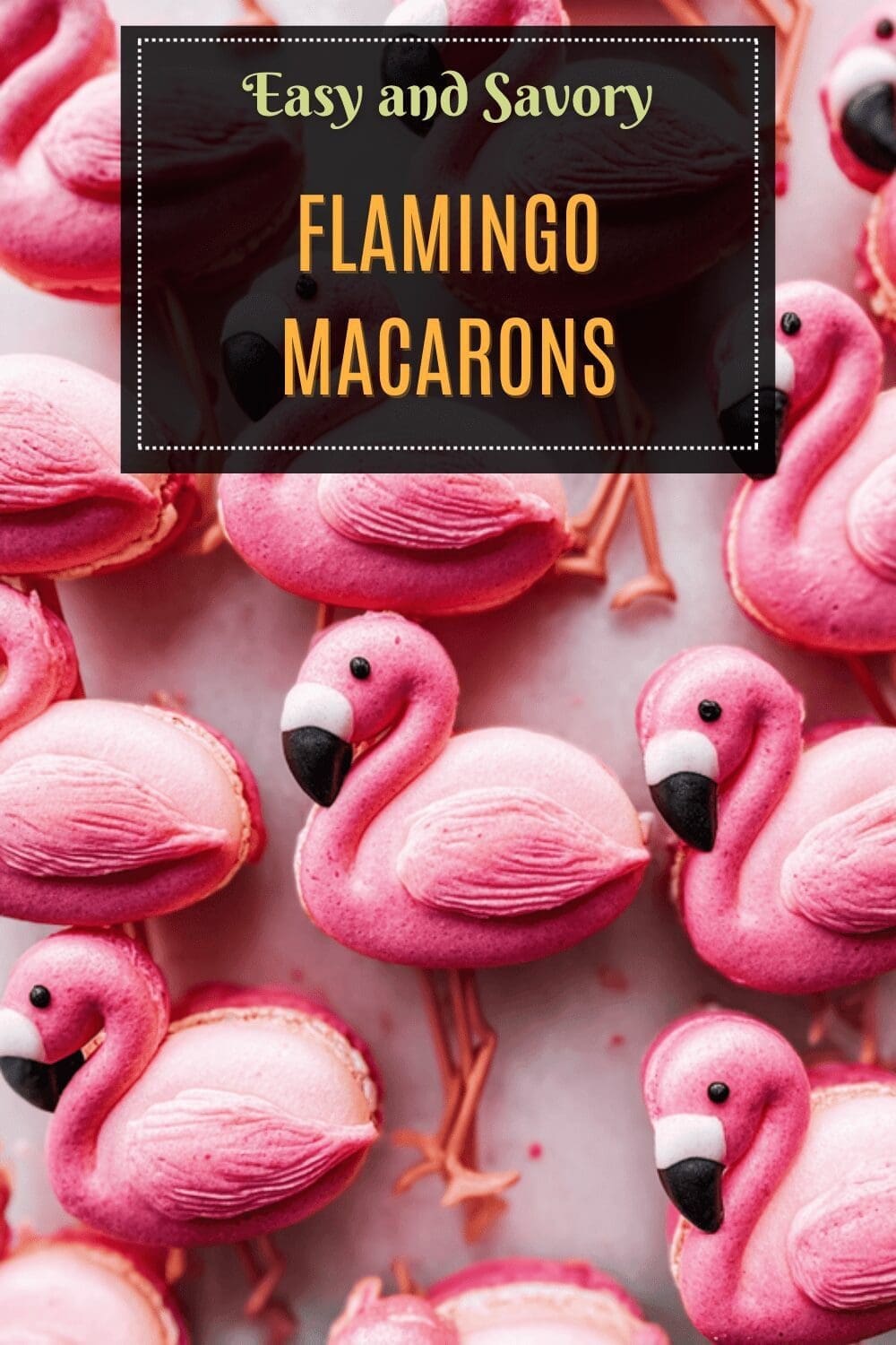 Flamingo Macarons