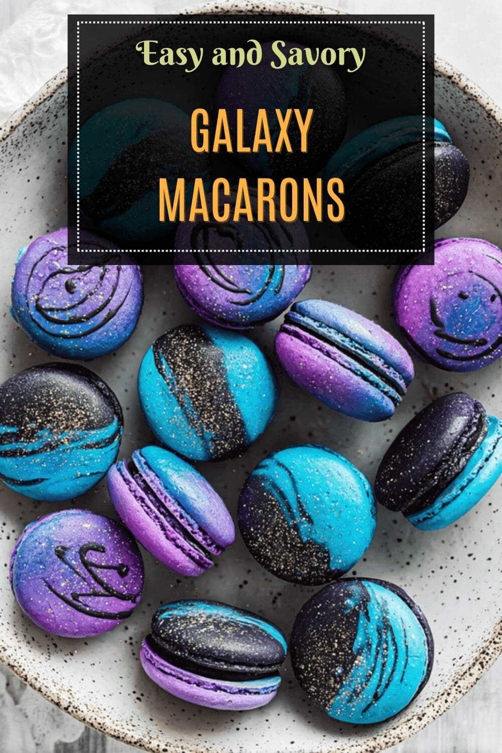 Galaxy Macarons