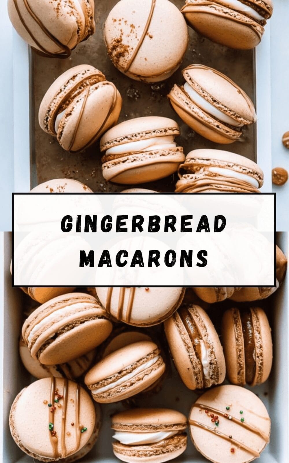 Gingerbread Macarons