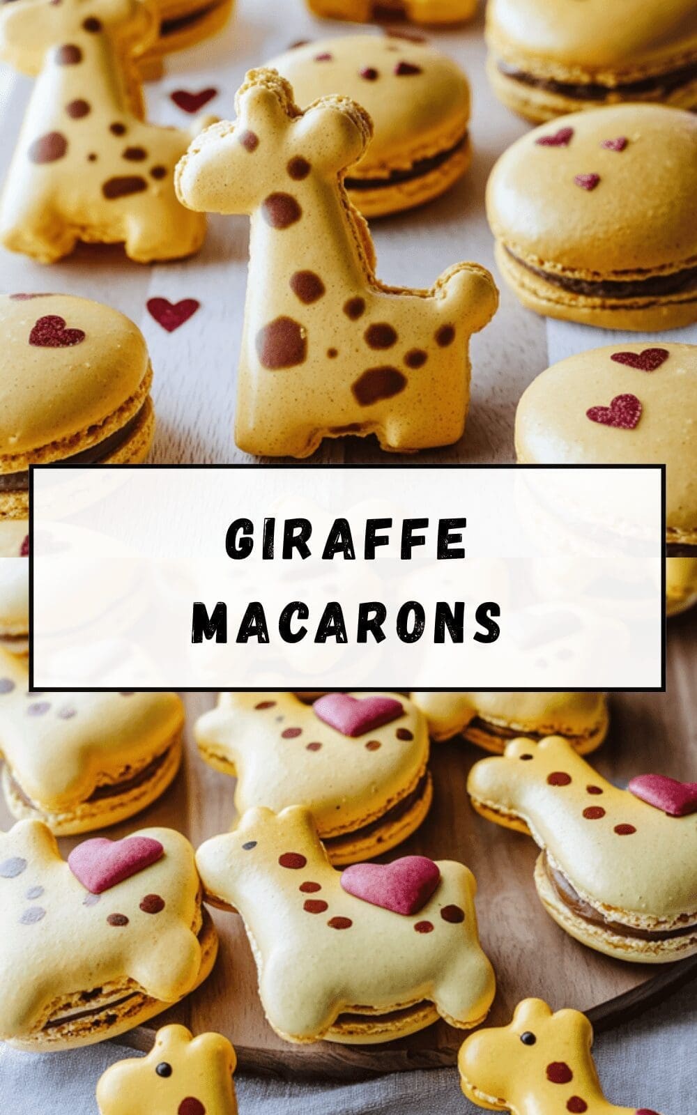 Giraffe Macarons