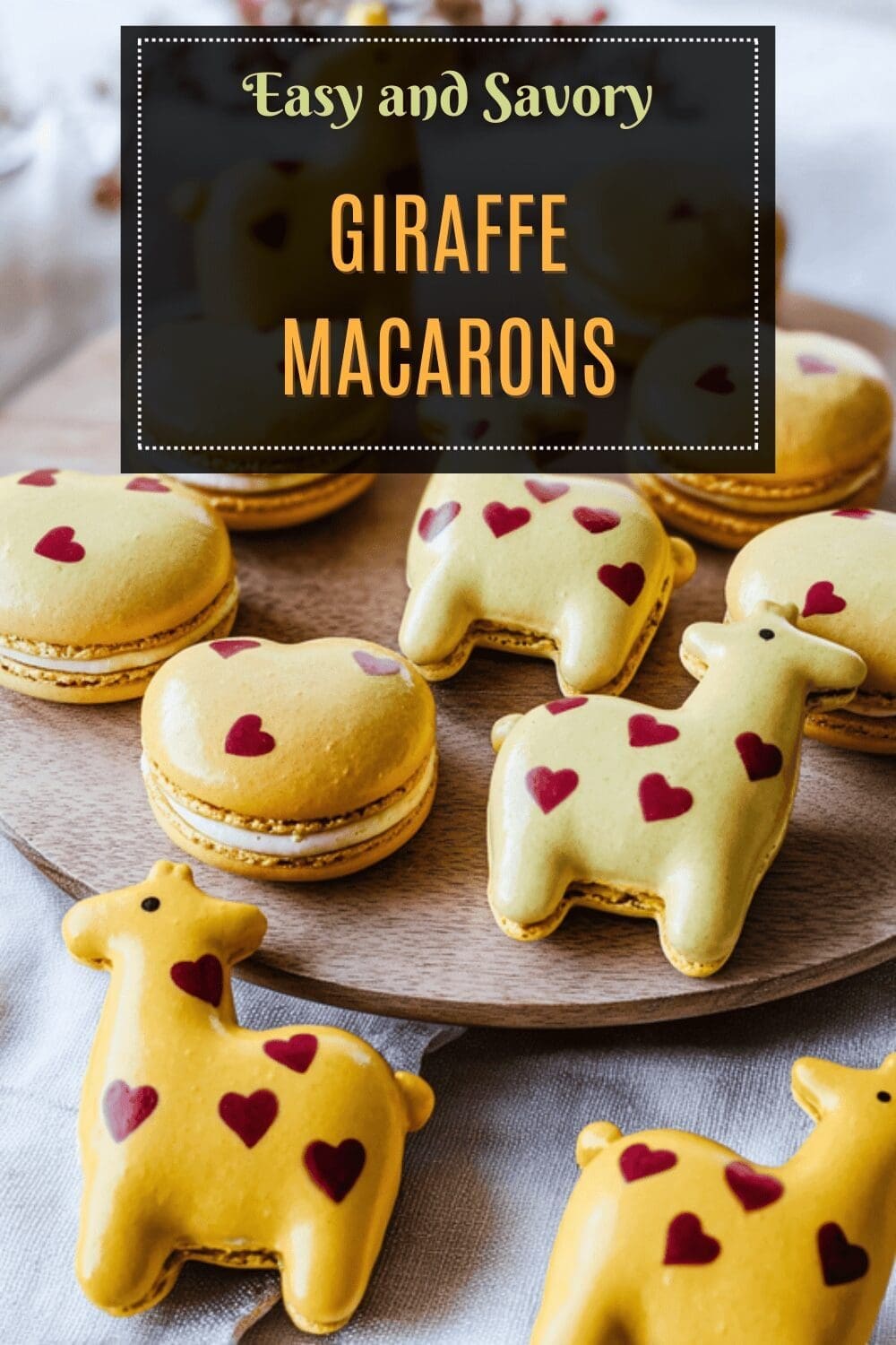 Giraffe Macarons