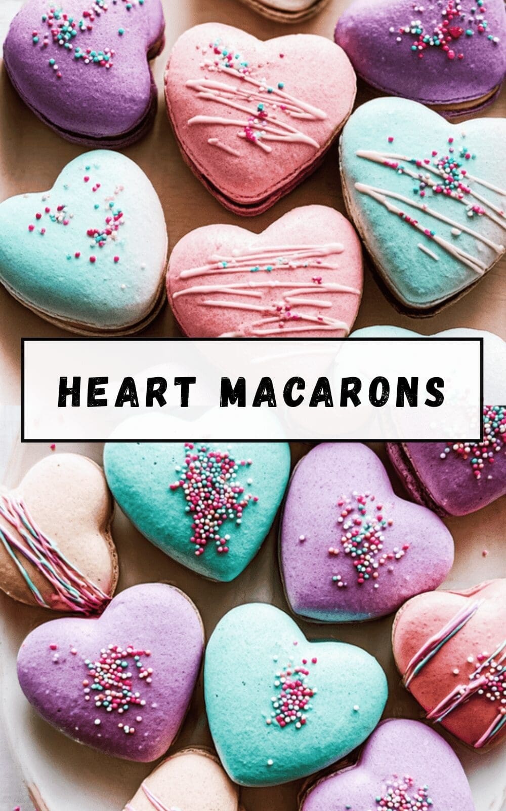 Heart Macarons