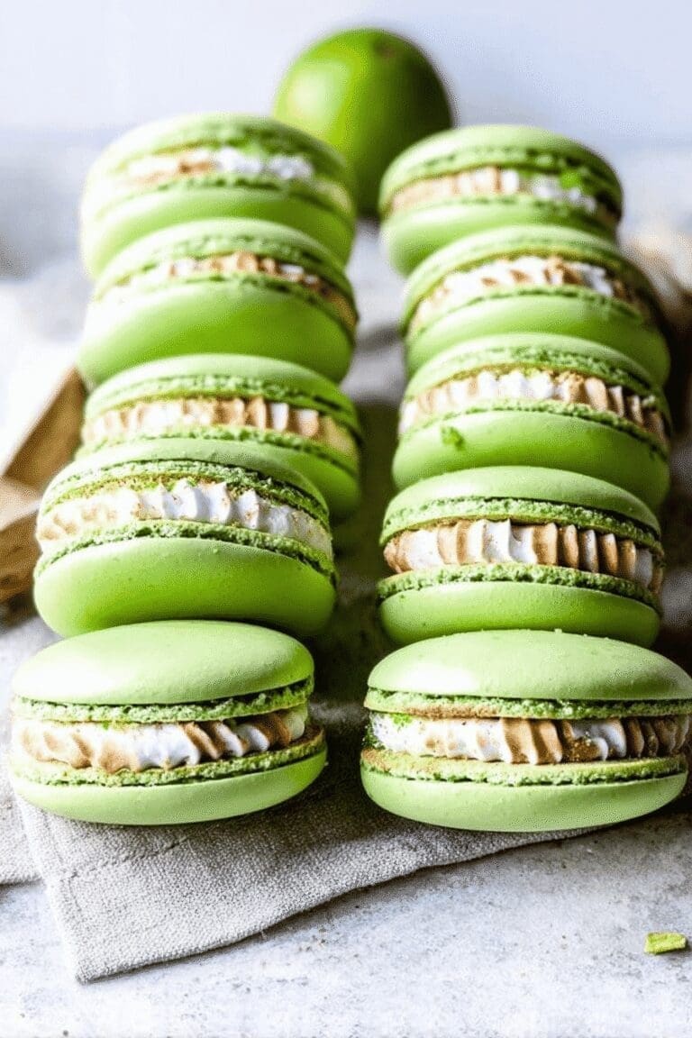 Key Lime Pie Macarons Recipe With Tangy Citrus Filling 5 Key Lime Pie Macarons 27.Png