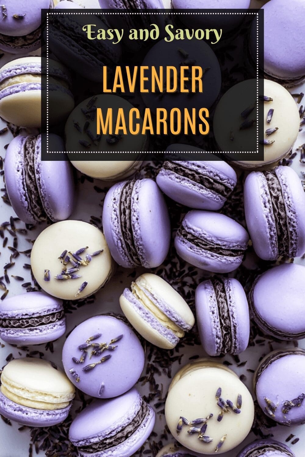 Lavender Macarons