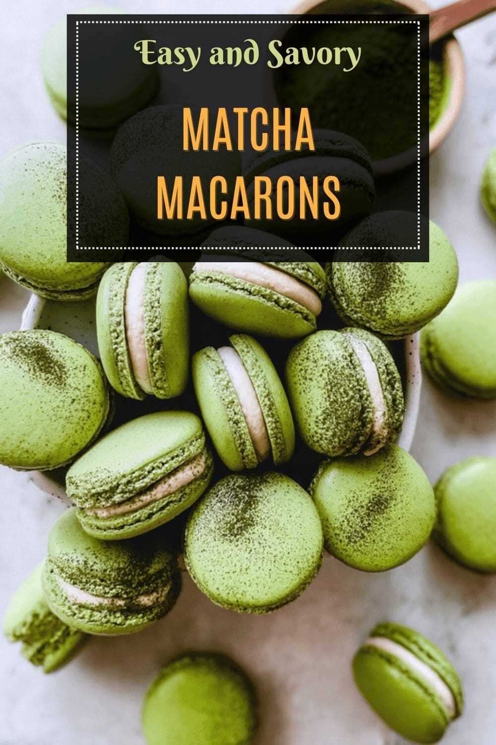 Matcha Macarons