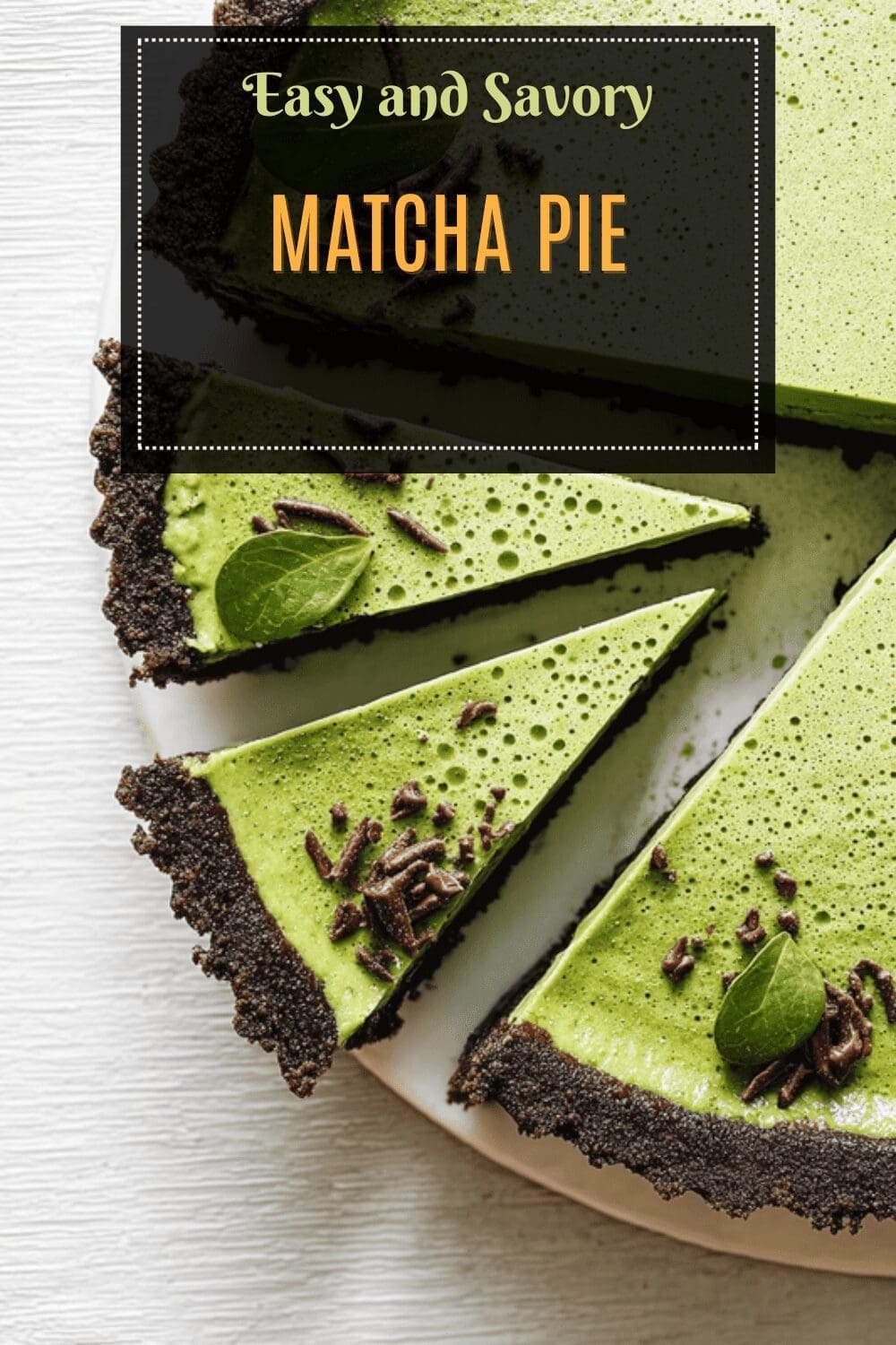 Matcha Pie