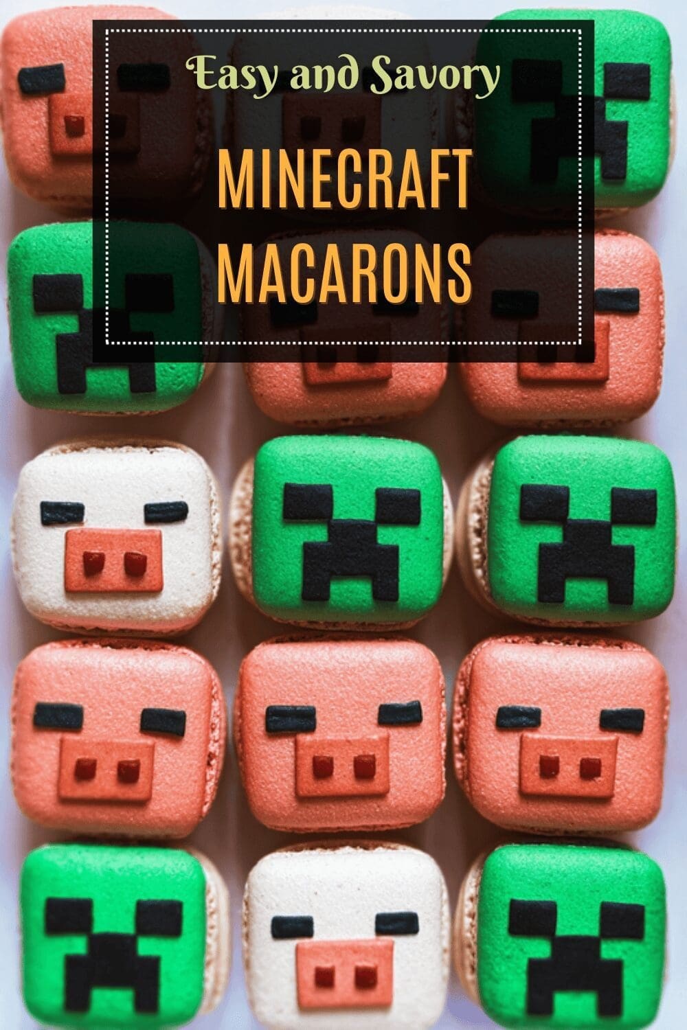 Minecraft Macarons
